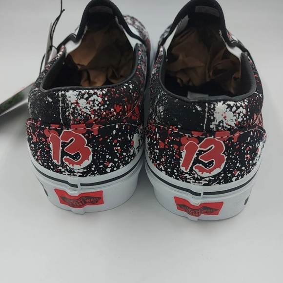 Vans HOUSE OF TERROR Classic Slip On Horror Friday 13th Glow in Dark NEW UK 9 - Picture 4 of 16